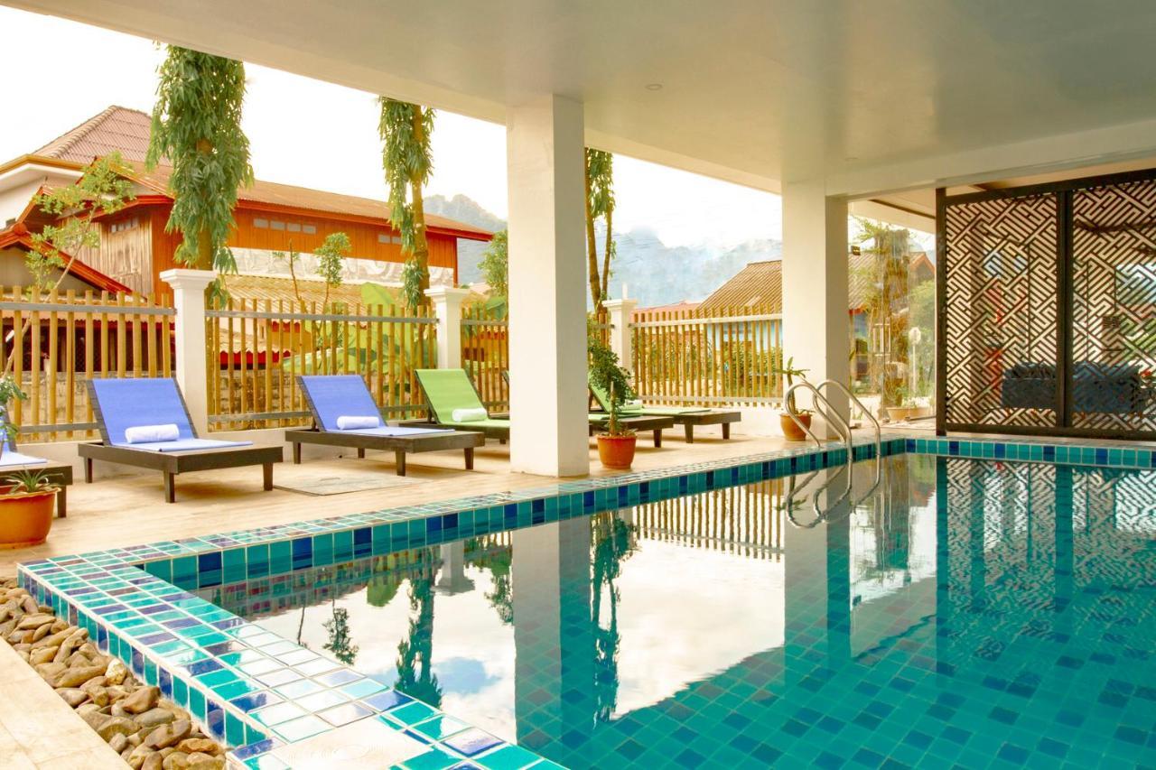 Vang Vieng Topview Hotel מראה חיצוני תמונה
