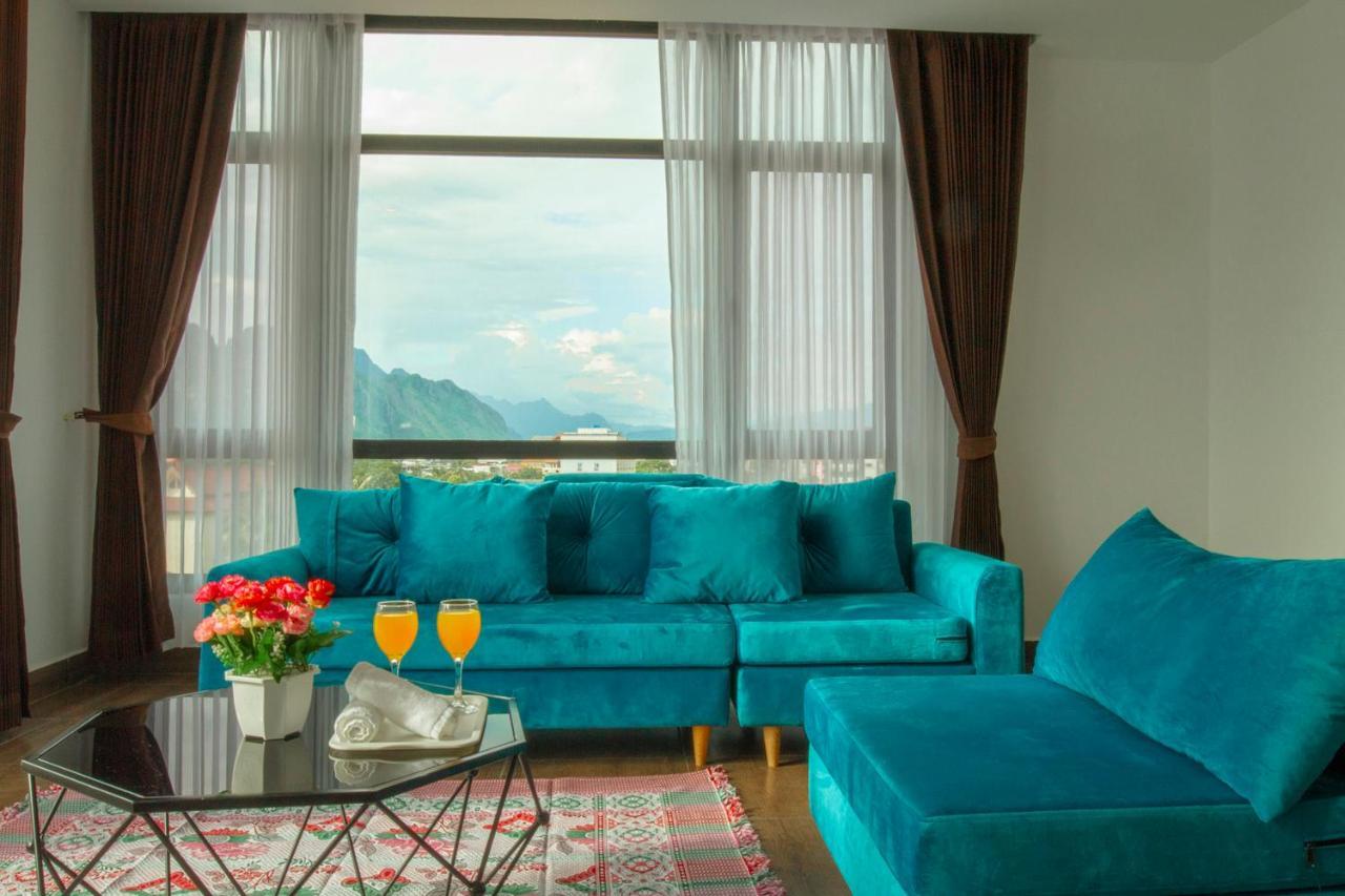Vang Vieng Topview Hotel מראה חיצוני תמונה
