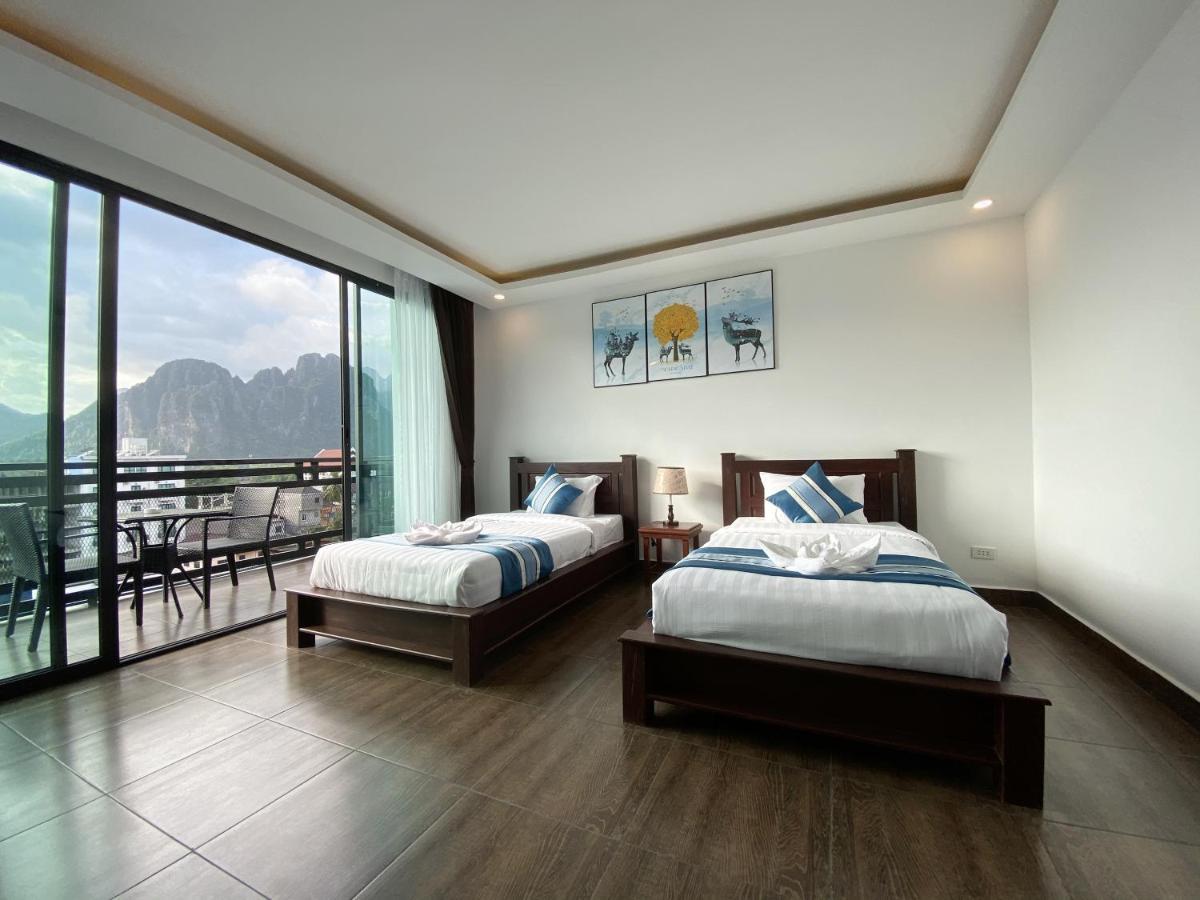 Vang Vieng Topview Hotel מראה חיצוני תמונה